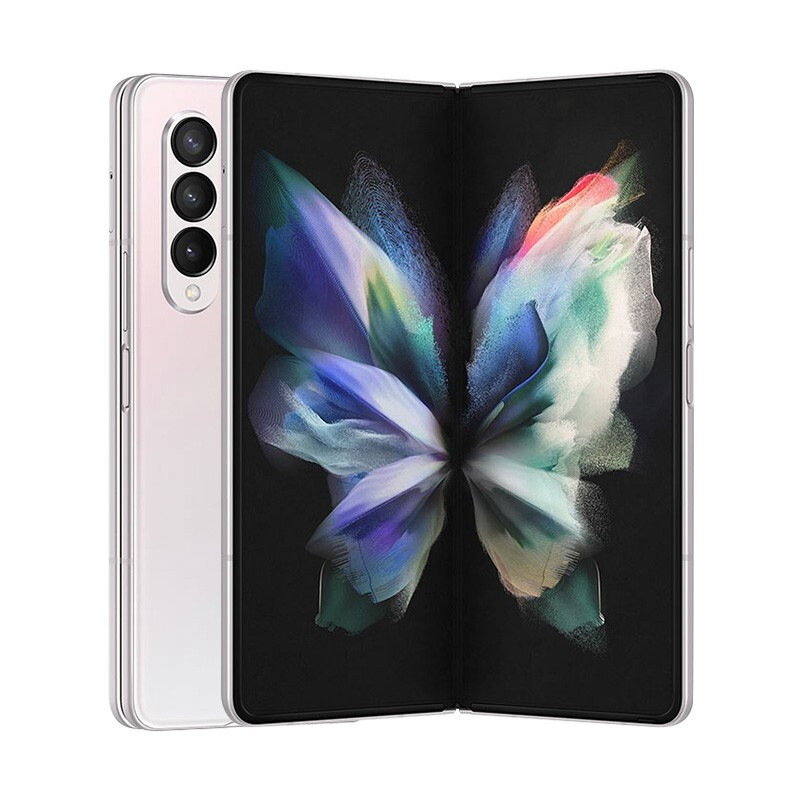 三星(SAMSUNG) Galaxy Z Fold3 5G 256内存 折叠屏5G手机 雪川银 港版