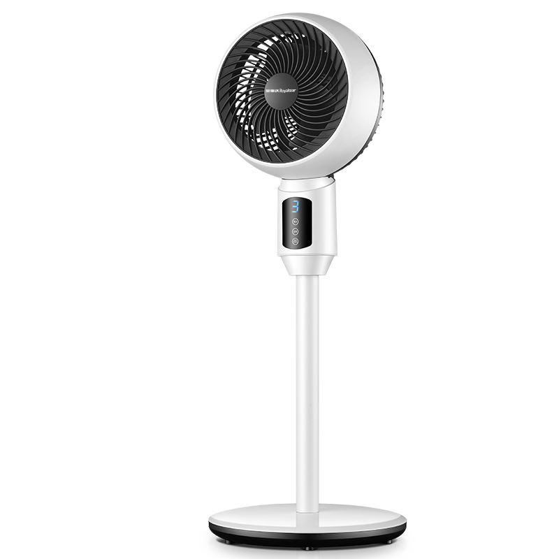 荣事达空气循环扇电风扇家用落地扇遥控立式涡轮台式宿舍电扇 白色