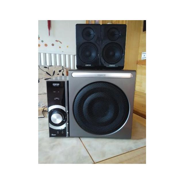 漫步者c3 独立功放家庭影院音箱