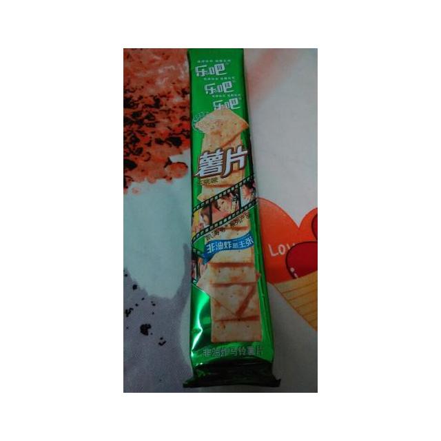 乐吧非油炸泡菜味薯片50g装