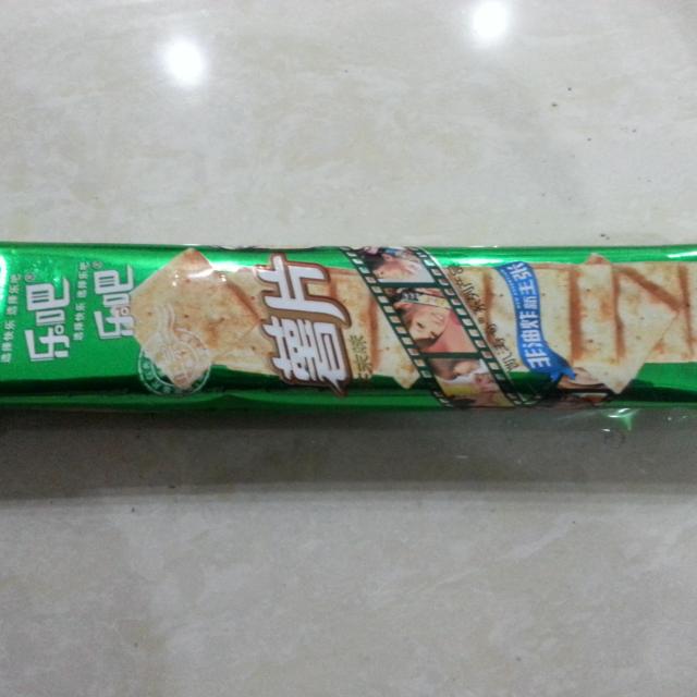 乐吧非油炸芥末味薯片零食50g装