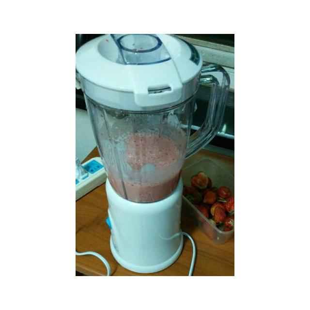 美的(midea)wbl25b26智能二合一搅拌机料理机果汁机果蔬机榨汁机 白色