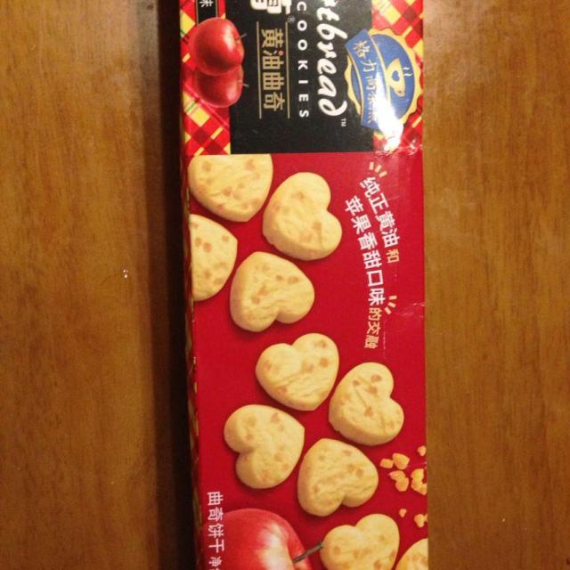 格力高小布蕾粒粒苹果味80g盒