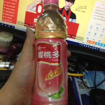 统一蜜桃多450ml瓶装