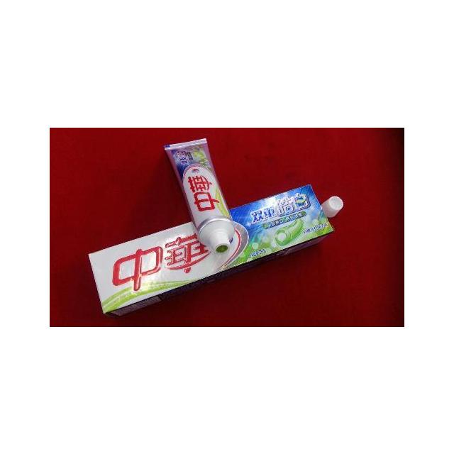 中华双重皓白柠檬薄荷味牙膏75g