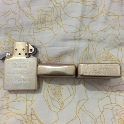 zippo打火机 美国经典 二战纯铜复刻版1941b 刻字 防风 超薄 煤油