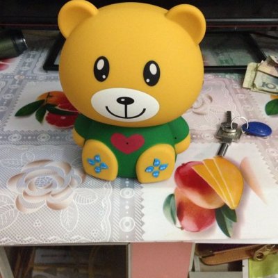 k密儿童早教故事机狗熊款abs高强度塑料和亲肤硅胶涂成完美结合可充电