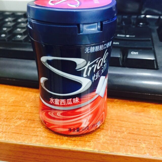 stride炫迈 无糖口香糖(水蜜西瓜味)49g/盒(35粒)