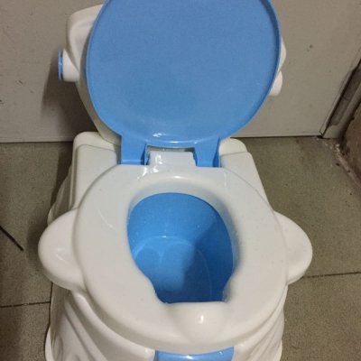 儿童音乐多功能坐便器男女宝宝小马桶 婴幼儿便盆尿盆小孩座便器 蓝色