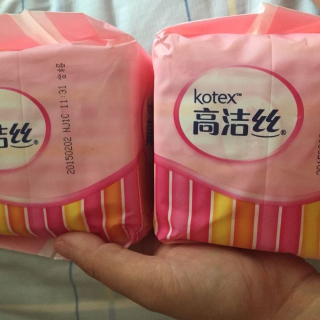 kotex高洁丝纤巧棉柔舒心日用卫生巾240mm18片*2包