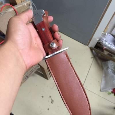 spike 户外高硬度直刀 野外绑腿求生刀 防爆救生户外匕首军迷用品