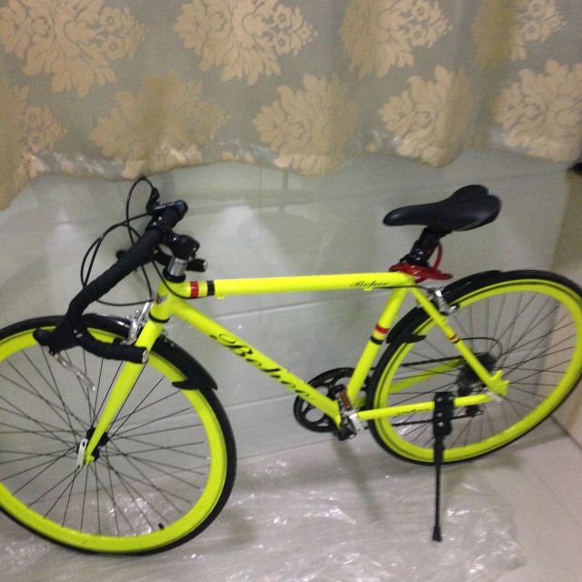 巴赫(behee) 极速公路车 禧玛诺7速 铝合金公路自行车 shimano变速 52