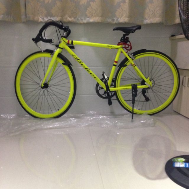 巴赫(behee) 极速公路车 禧玛诺7速 铝合金公路自行车 shimano变速 52