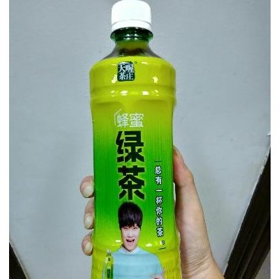 天喔茶庄蜂蜜绿茶500ml/瓶