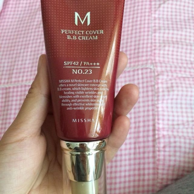 谜尚missha完美红色bb霜50ml 23#靓白