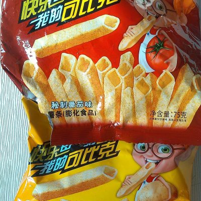可比克 咔趣薯条秘制番茄味 75g/袋