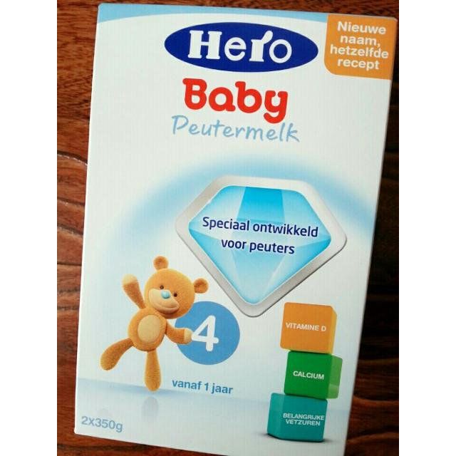 荷蘭美素herobaby寶寶進口奶粉4段12週歲700g海外版