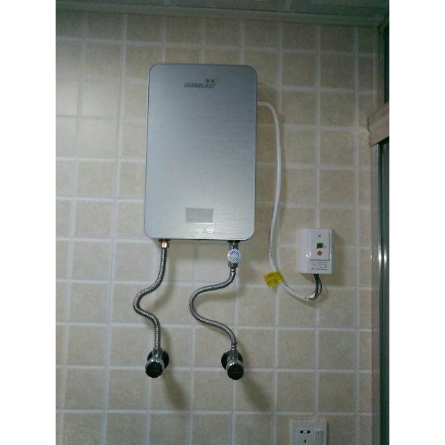 优博euroblast85kw即热式电热水器即开即热智能恒温热水器kbrx5自行