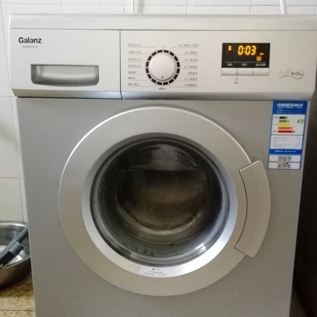 格兰仕galanzxqg60q7126公斤全自动滚筒洗衣机静音筒自洁除菌外观时尚