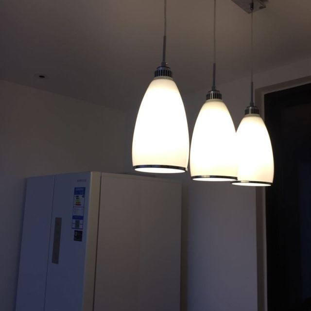 雷士照明餐厅吊灯 现代简约时尚创意三头浪漫餐吊灯吧台灯 eud9002