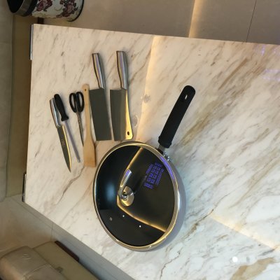 金厨神32cm回旋炒锅不粘锅无油烟锅铁锅 电磁炉煤气通用锅平底不沾回