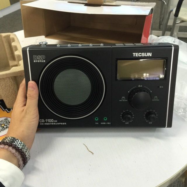 tecsun/德生 cr-1100dsp 调频/调幅数 字立体声收音机评价【怎么样 好