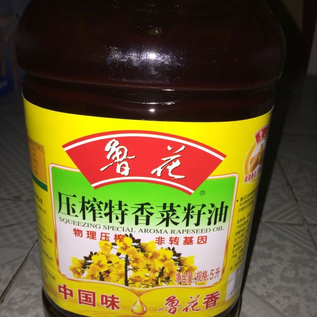 鲁花底芥酸特香菜籽油5l非转基因物理压榨