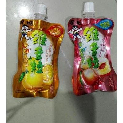 旺旺 维多粒果粒果冻爽(粒粒橙味)150g/袋(口袋包)