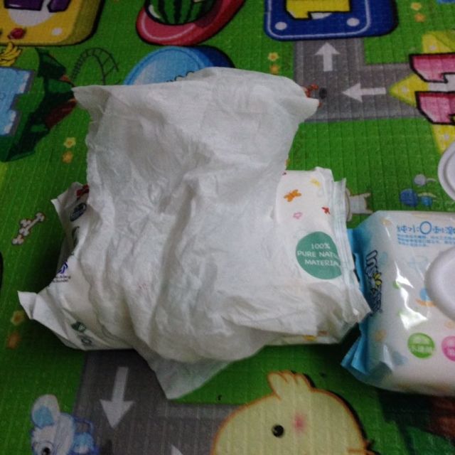 班博(bambo) 自然系列 宝宝水润婴儿卫生湿纸 100片足量装评价【怎么