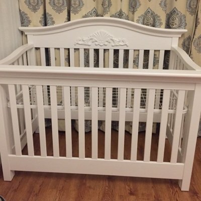 贝乐堡belopo 婴儿床圣瓦伦丁多功能可变成人床欧式宝宝床儿童床实木