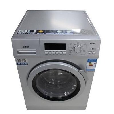 三洋(sanyo)dg-f8026bs 8公斤全自动变频滚筒洗衣机(银灰色)