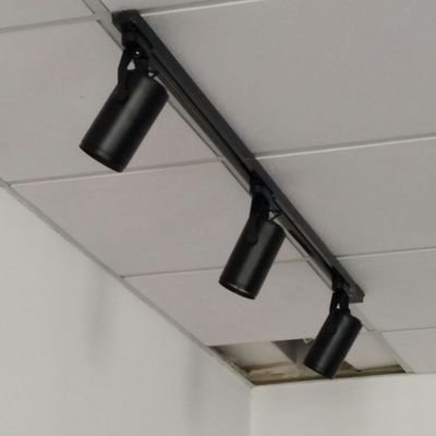 led轨道射灯服装店背景墙灯5w7w9w12w18w瓦吸顶射灯导轨灯明装射灯