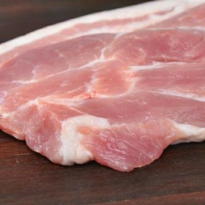 黑毛土猪带皮夹心 500g 袋装 冰鲜