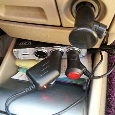 嘿车/heiche 行车记录仪专用车载一分三点烟器 扩展电源支持三星小米