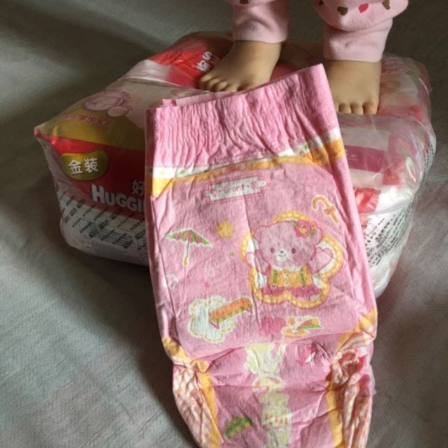 好奇(huggies)金装成长裤女宝宝xxl号13片(17kg以上)