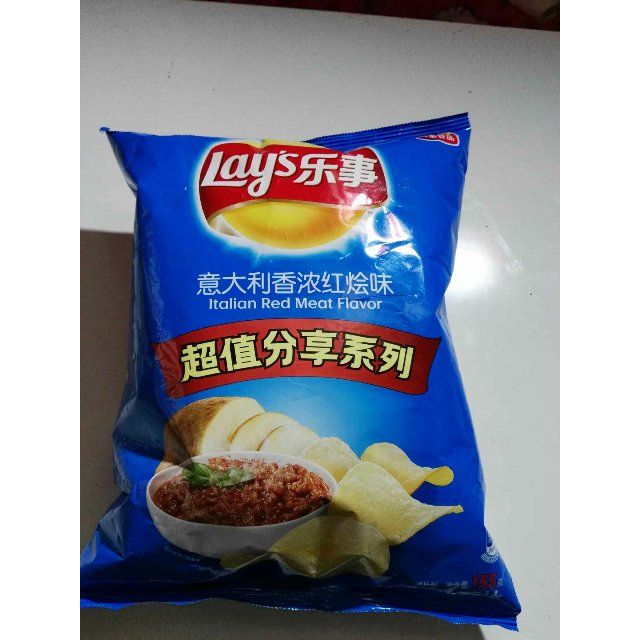 乐事 马铃薯片 意大利香浓红烩味 145g/袋(新老包装规格交替发货)