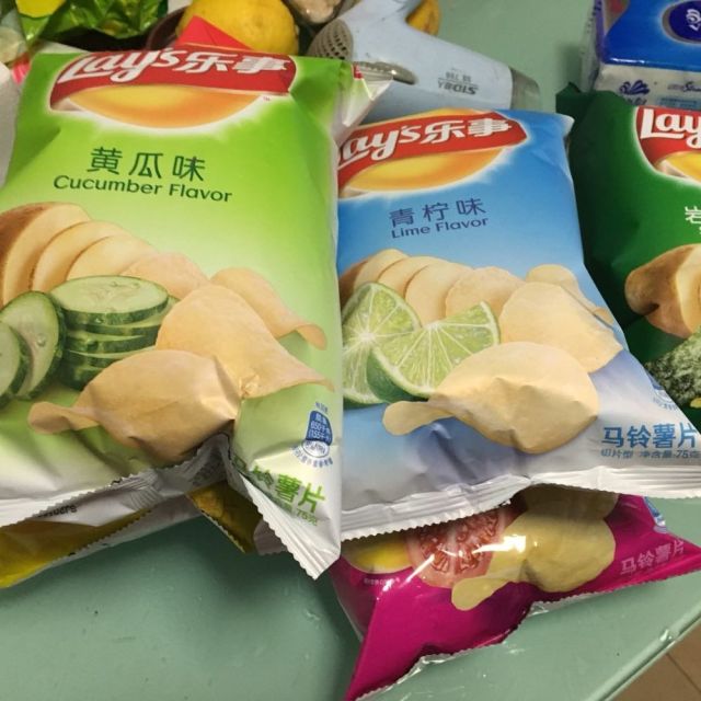乐事lays薯片清新清爽青柠味70g袋装休闲零食增量装随机发货