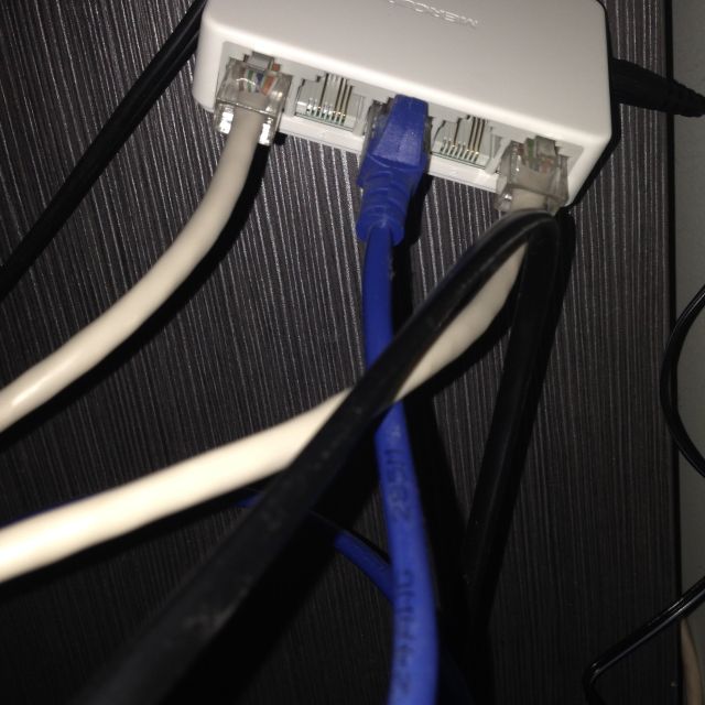 水星s105c5口百兆交换机4口网络交换器网线分线器分流器集线