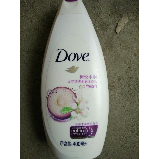 多芬dove沐浴露衡悦水润清爽水润沐浴乳400g秋姬李樱花联合利华