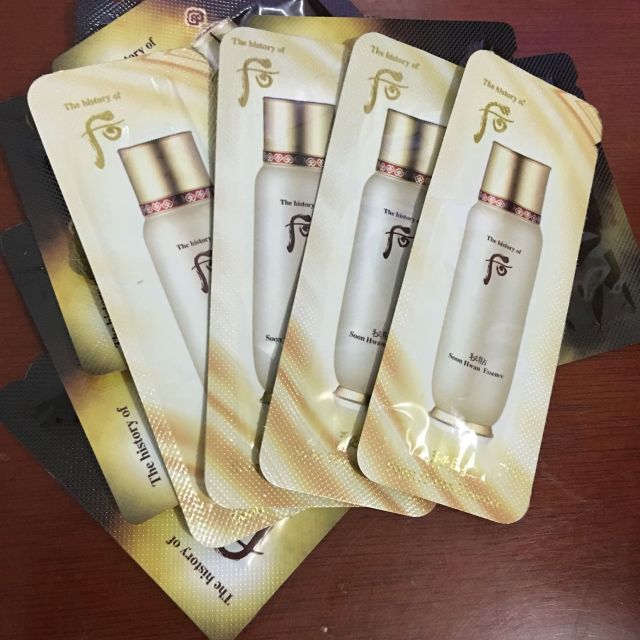 whoo后 秘贴循环精华小样1ml 导入精华滋润保湿 10片装