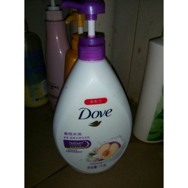 多芬dove沐浴露衡悦水润清爽水润沐浴乳1kg秋姬李樱花联合利华