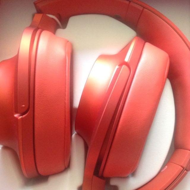 索尼sonymdr100aaphear系列耳机朱砂红