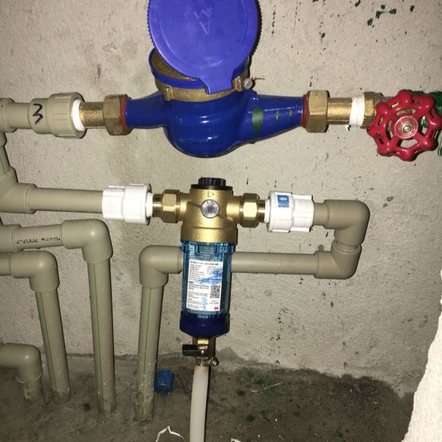 3m淨水器中央前置過濾器反衝洗管道淨水器3cpf0205全屋淨水機