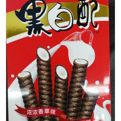 旺旺 黑白配(香草味)60g/盒