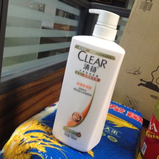 吴亦凡同款清扬clear女士去屑洗发水丝漾柔滑型750g所有发质成人联合