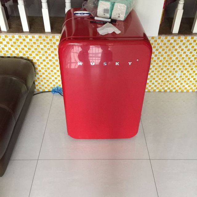 哈士奇(husky)bc-130rdc小冰箱 单门冷藏冷冻 小型家用 115升