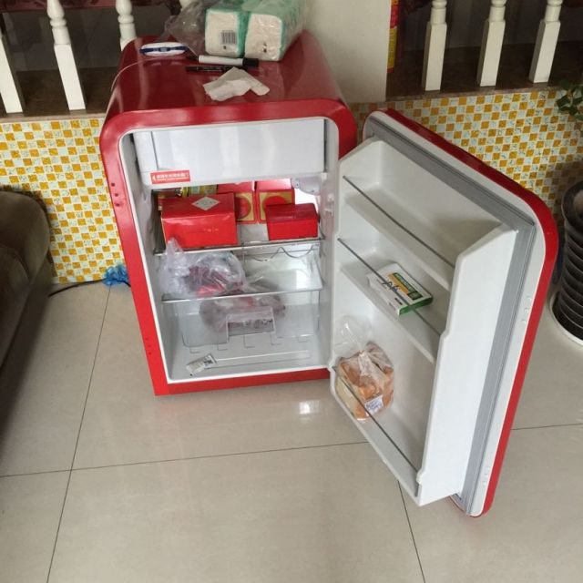 哈士奇(husky)bc-130rdc小冰箱 单门冷藏冷冻 小型家用 115升