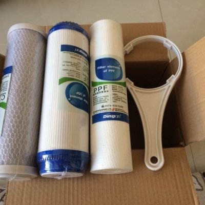 鼎安沁园净水机纯水机前三级滤芯pp棉颗粒碳压缩碳通用性10寸滤芯