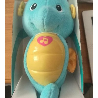 费雪dgh82安抚小海马音乐胎教玩偶婴儿玩具0-12个月