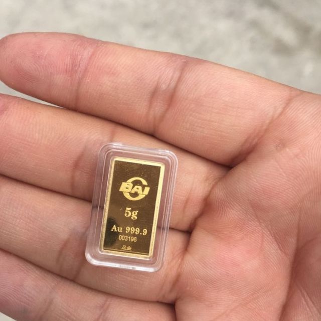 菜百首饰 猴年投资金条 au9.